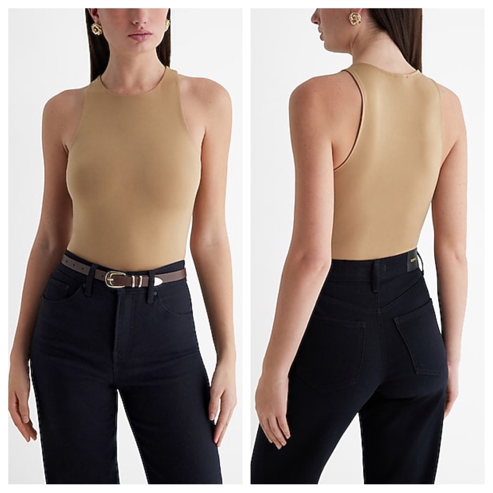 NWT Express Body Contour Compression High Neck Bodysuit XXS